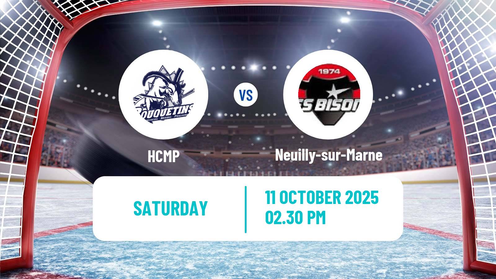 Hockey French D1 Ice Hockey HCMP - Neuilly-sur-Marne