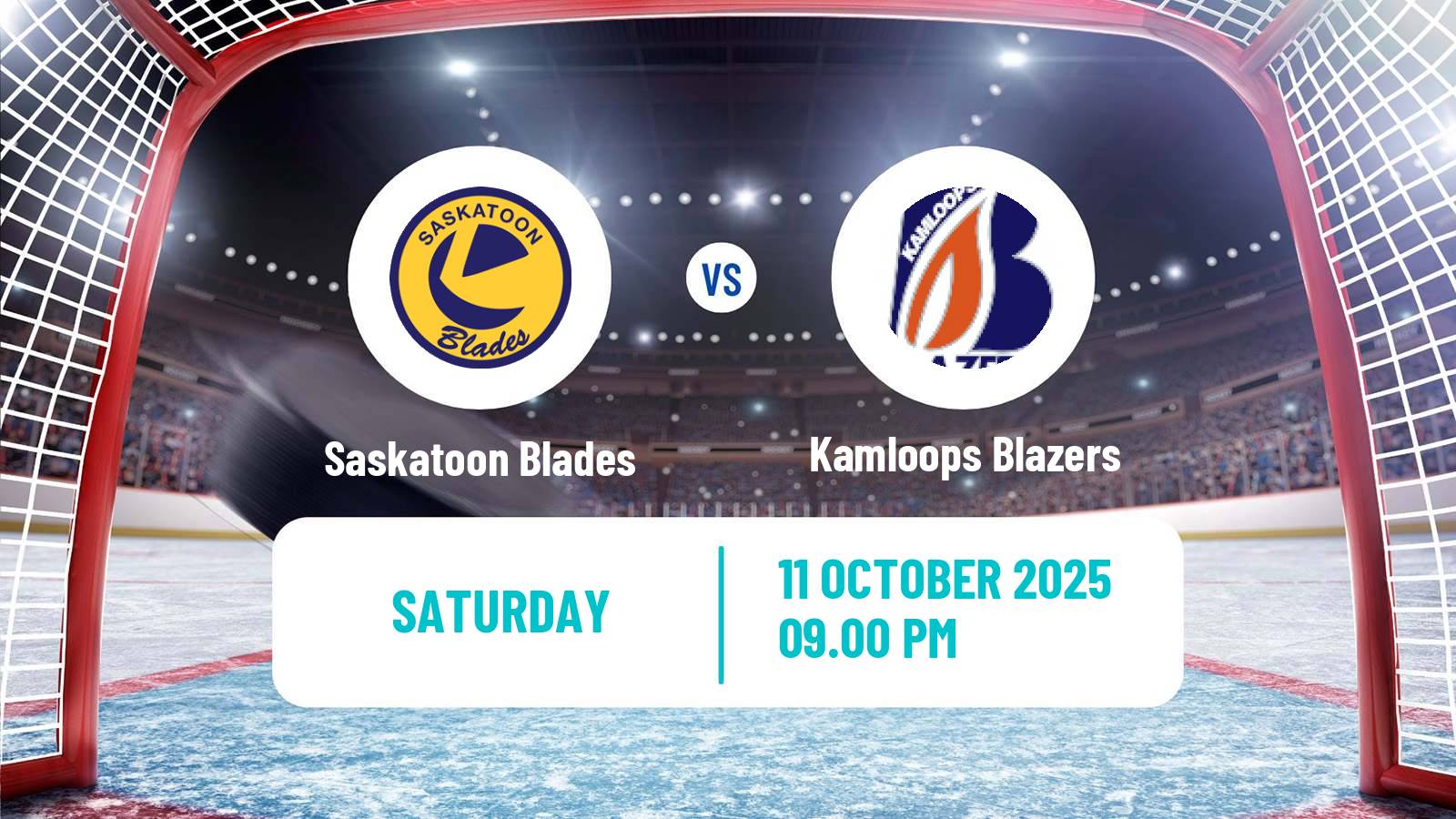 Hockey WHL Saskatoon Blades - Kamloops Blazers