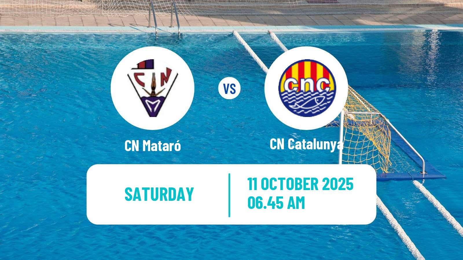 Water polo Spanish Liga Premaat Mataró - Catalunya