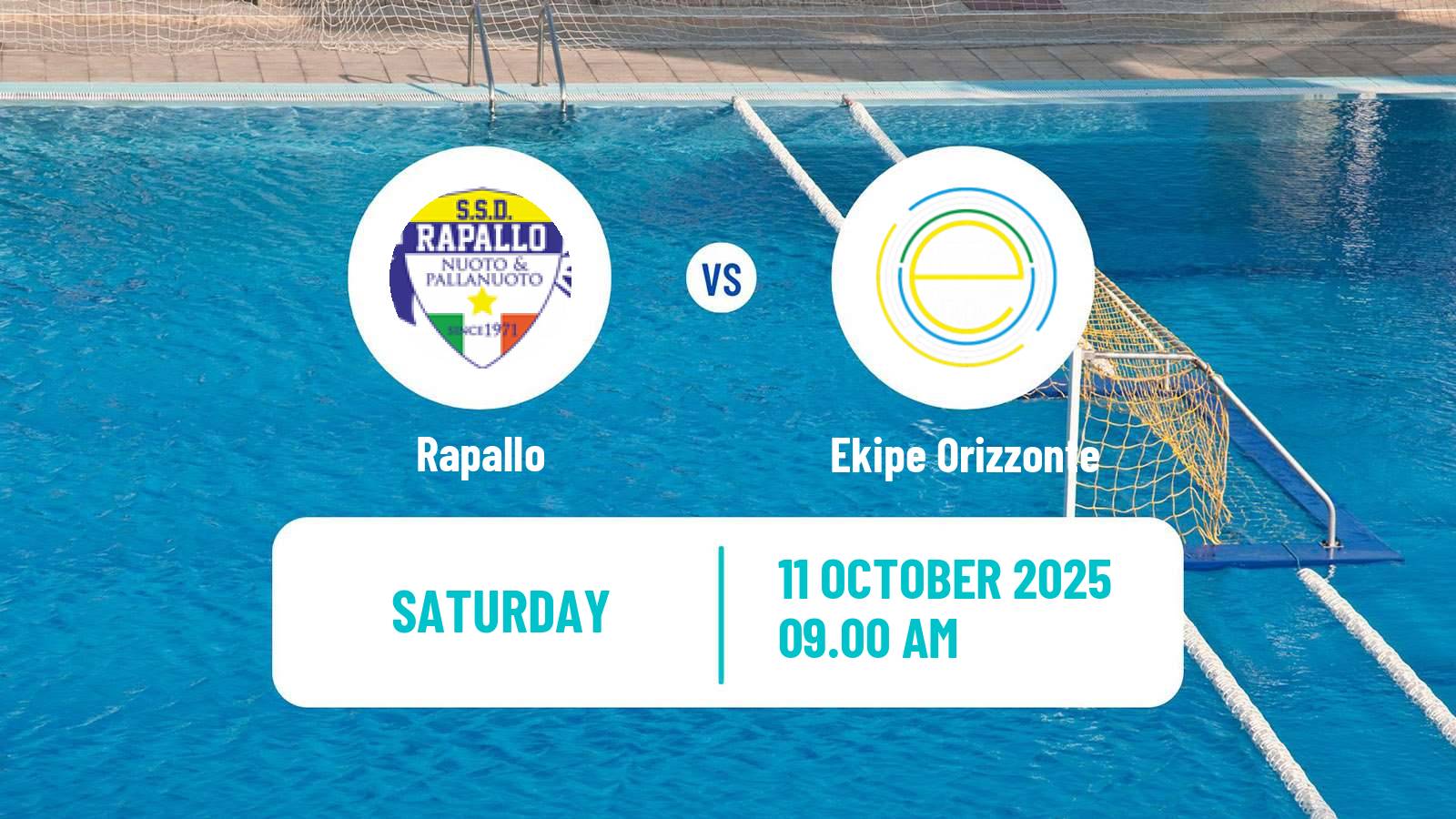 Water polo Italian A1 Water Polo Women Rapallo - Ekipe Orizzonte