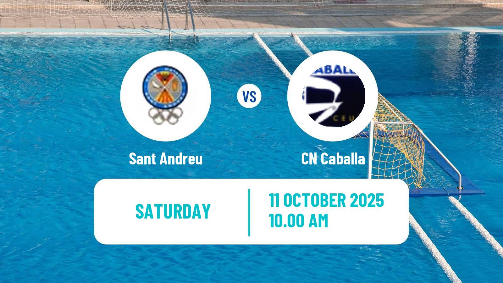 Water polo Spanish Liga Premaat Sant Andreu - Caballa