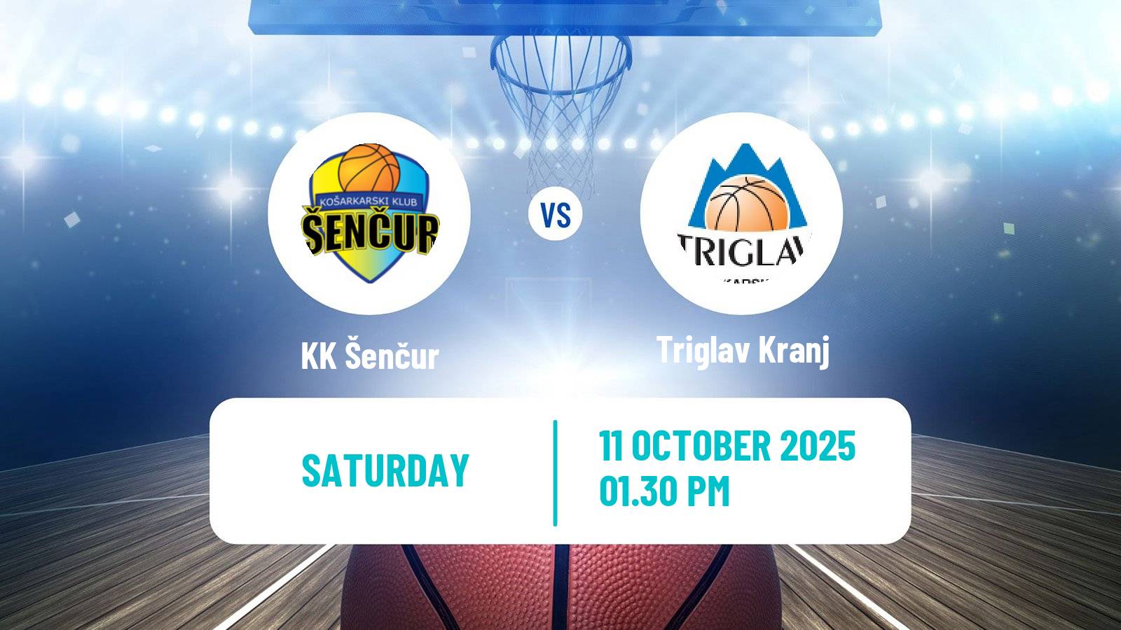 Basketball Slovenian Liga Basketball Šenčur - Triglav Kranj