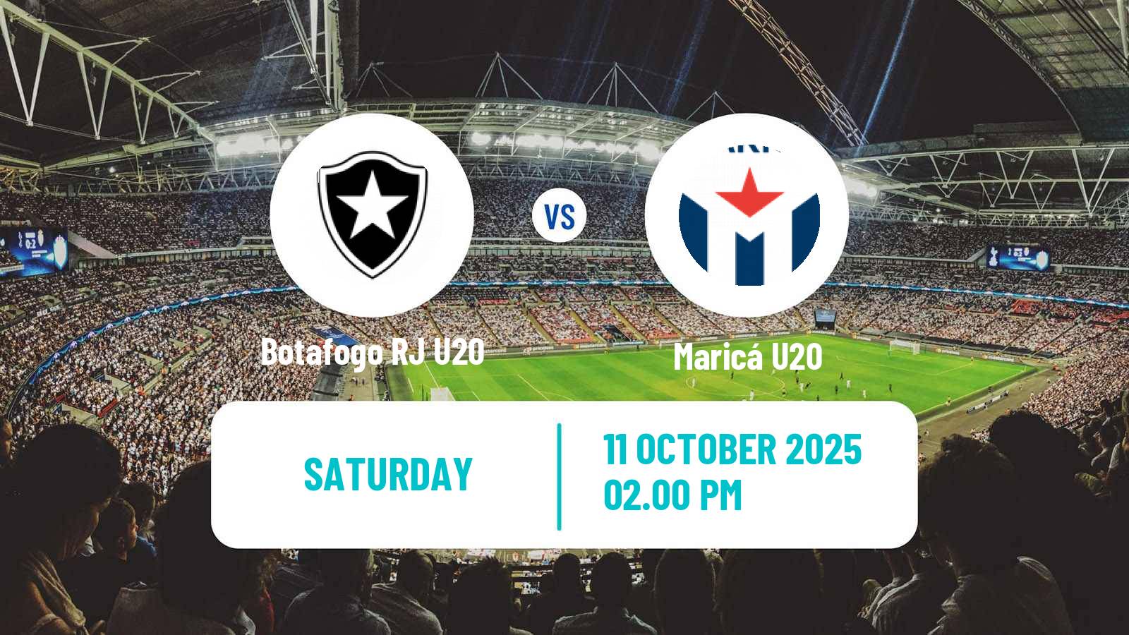 Football Brazilian Carioca U20 Botafogo RJ U20 - Maricá U20