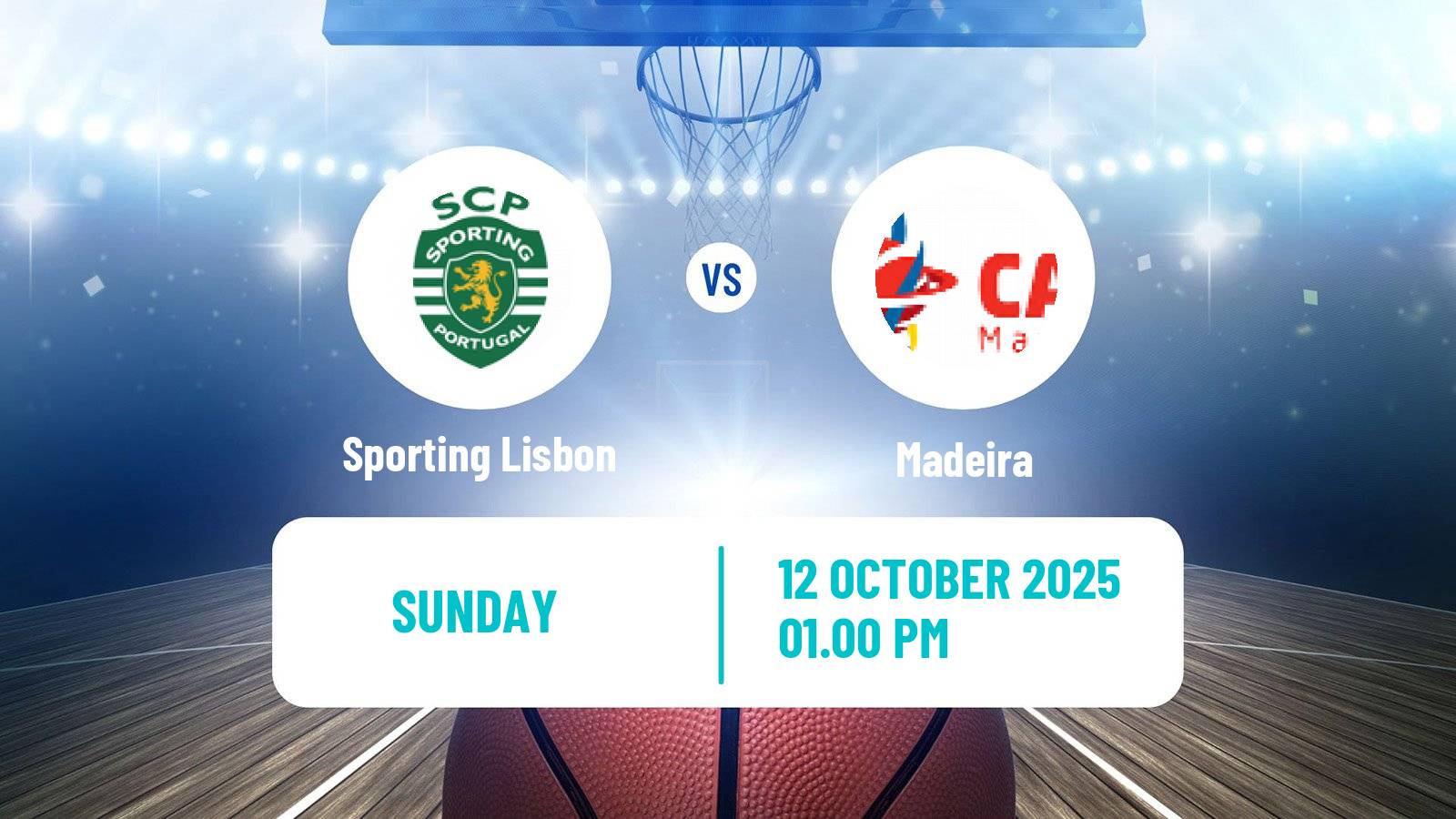 Basketball Portuguese LFB Sporting Lisbon - Madeira