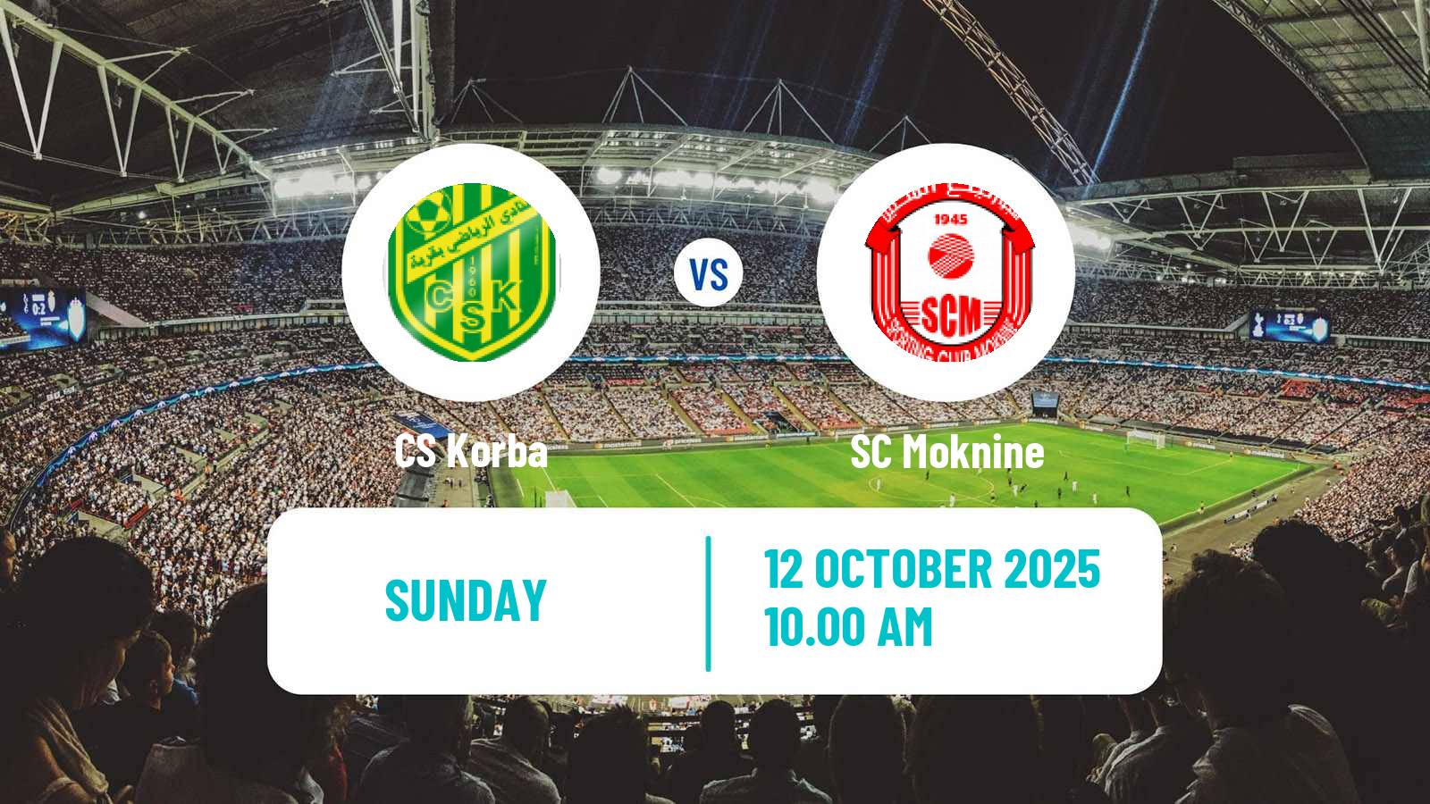 Football Tunisian Ligue 2 Korba - Moknine