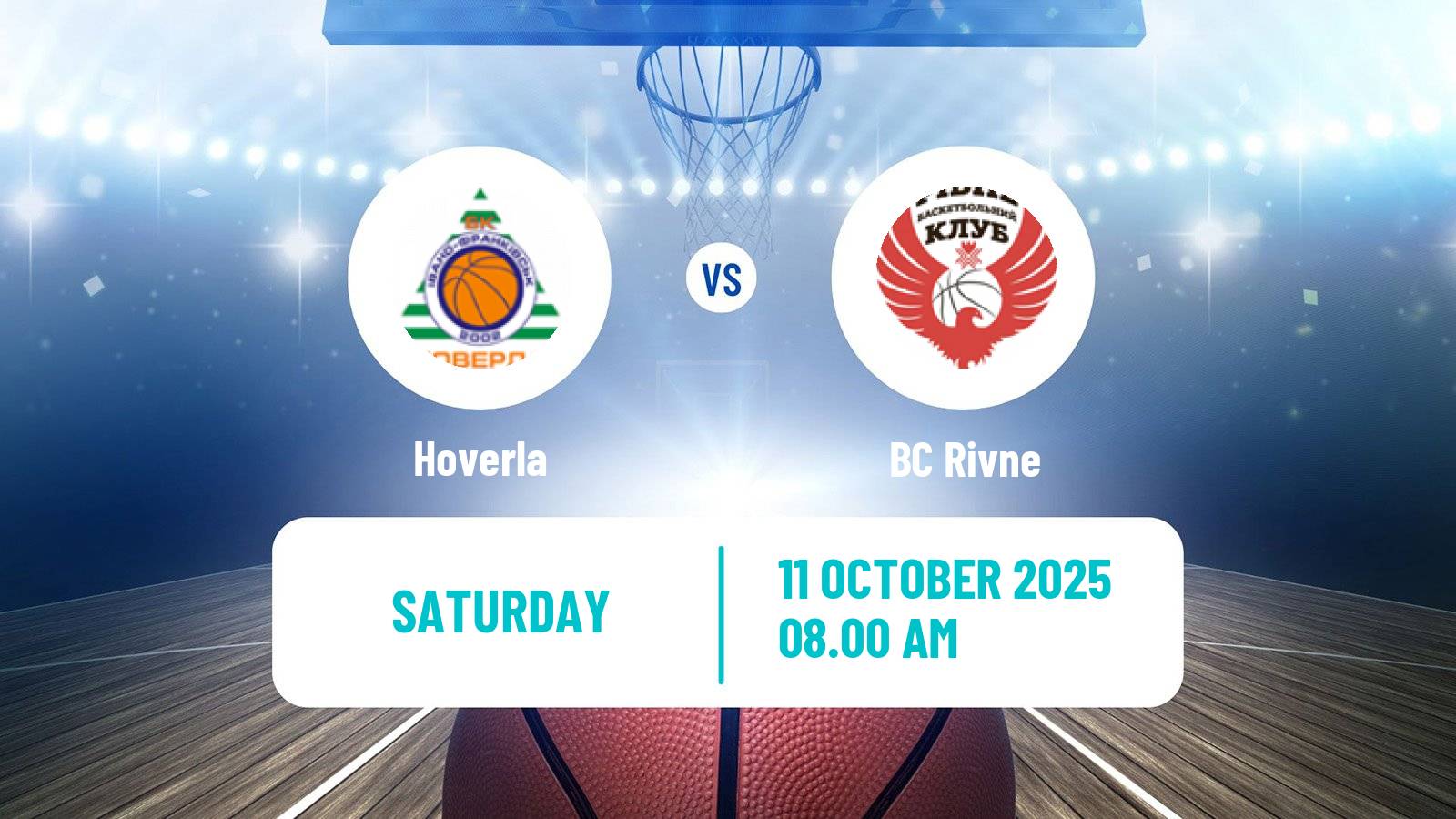 Basketball Ukrainian FBU Super League Hoverla - Rivne