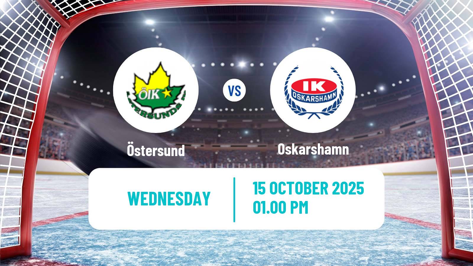 Hockey Swedish Hockey Allsvenskan Östersund - Oskarshamn