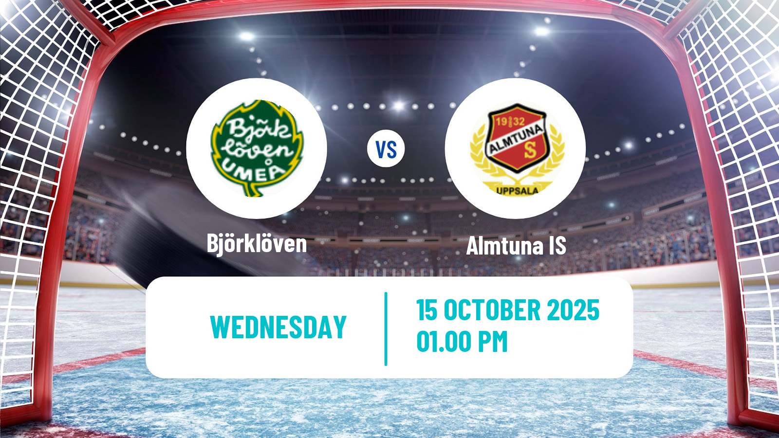 Hockey Swedish Hockey Allsvenskan Björklöven - Almtuna IS
