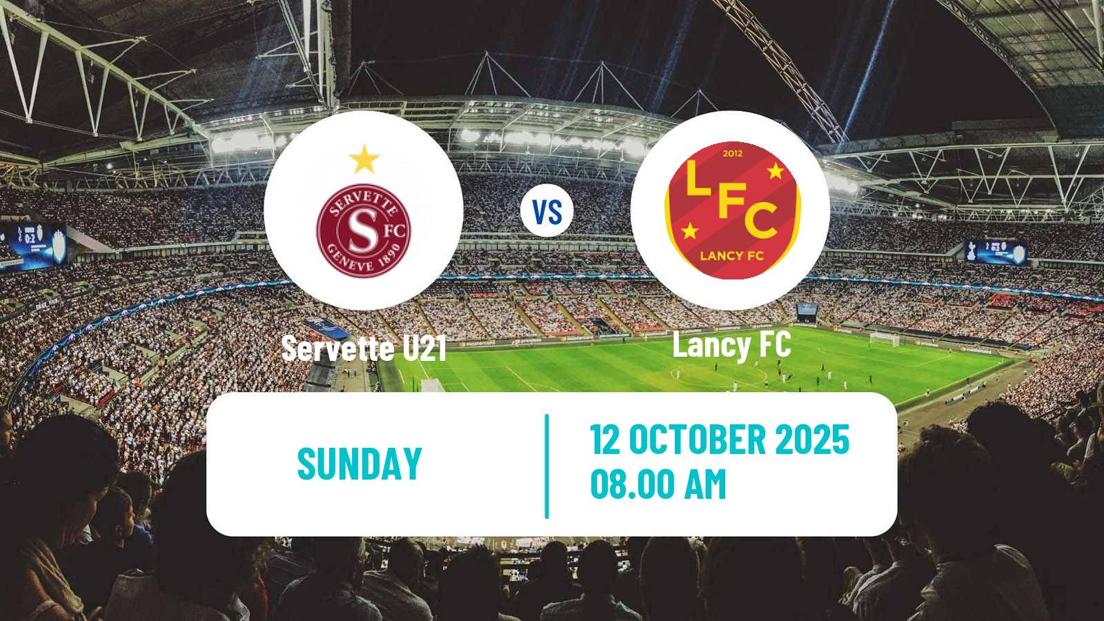 Football Swiss 1 Liga Classic Group 1 Servette U21 - Lancy