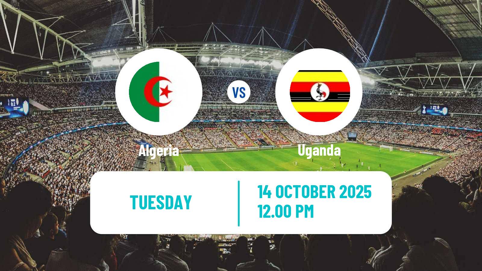 Football FIFA World Cup Algeria - Uganda