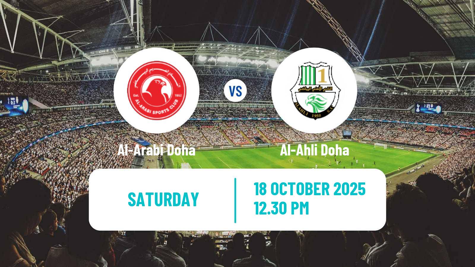 Football Qatar QSL Al-Arabi Doha - Al-Ahli Doha