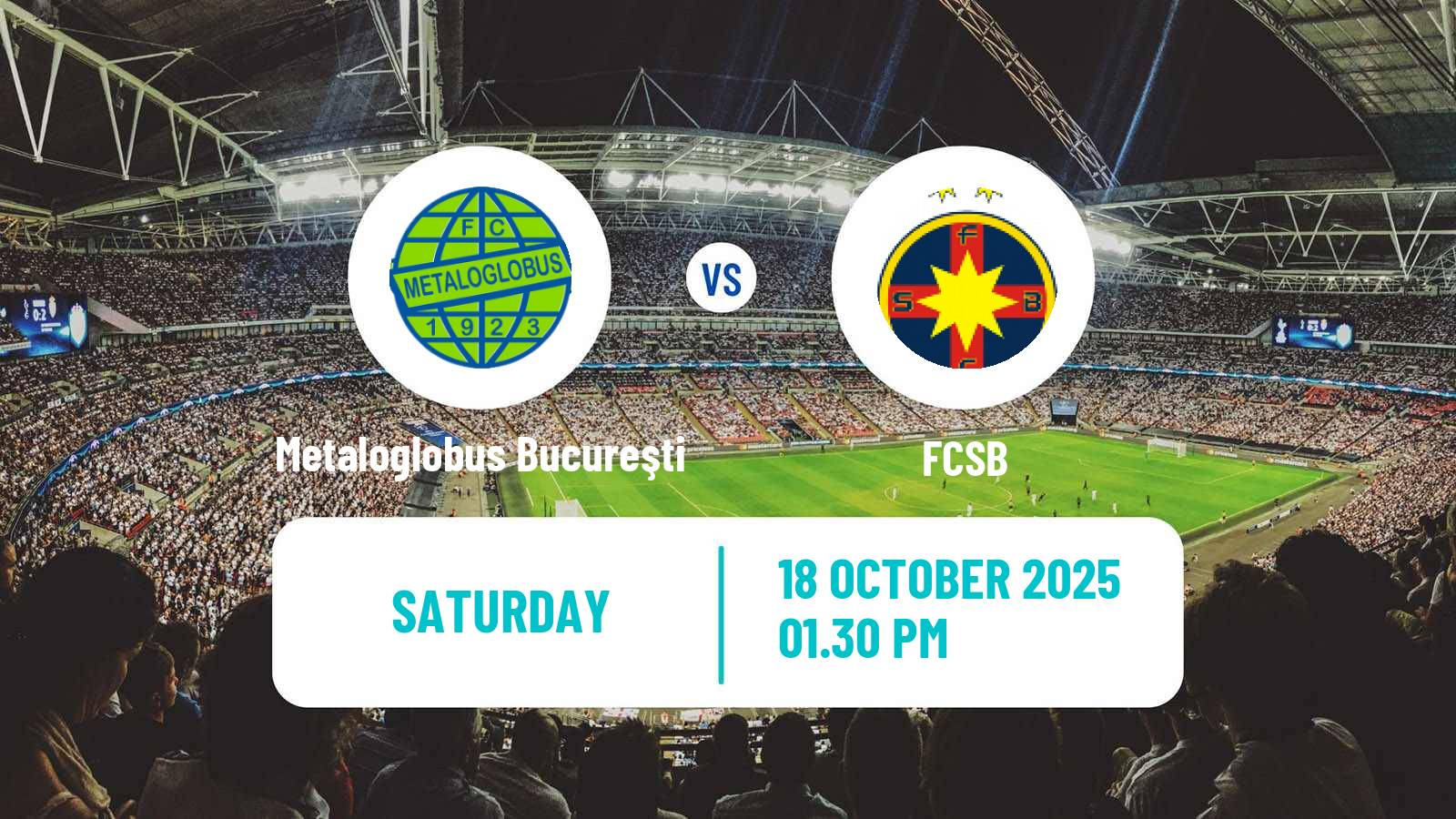 Football Romanian Liga 1 Metaloglobus Bucureşti - FCSB
