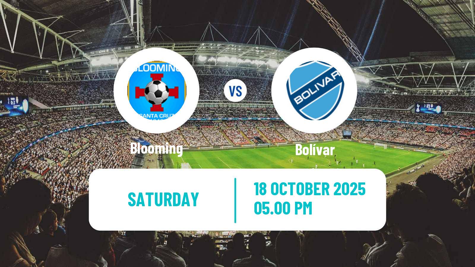 Football Bolivian Division Profesional Blooming - Bolívar