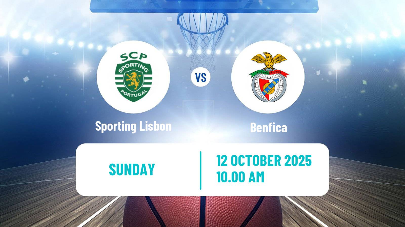 Basketball Portuguese LPB Sporting Lisbon - Benfica