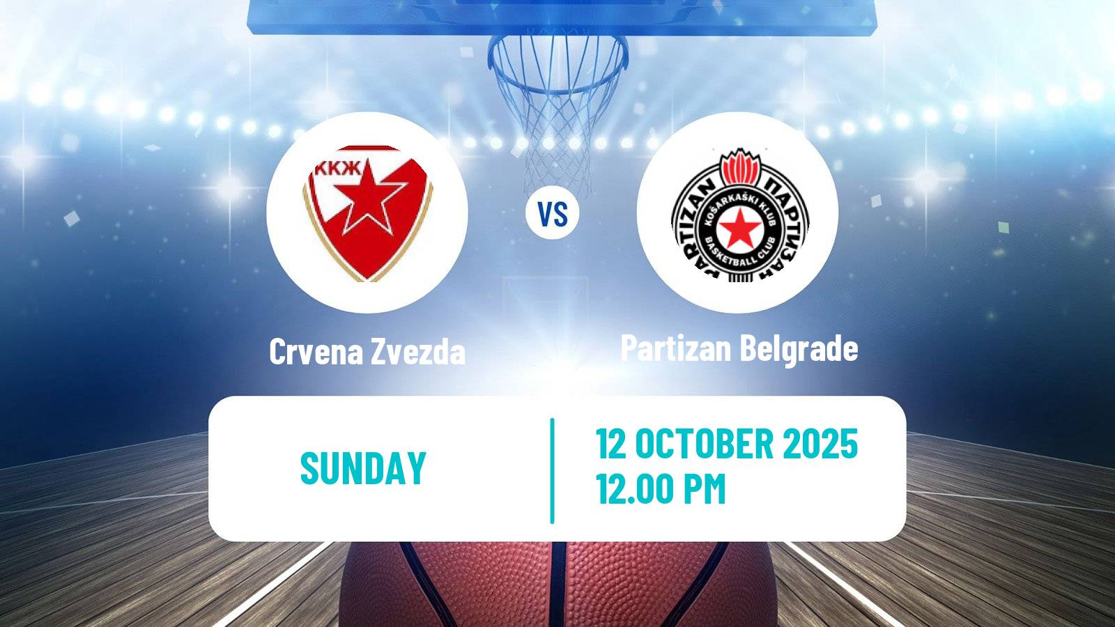 Basketball Serbian 1 ZLS Basketball Women Crvena Zvezda - Partizan Belgrade
