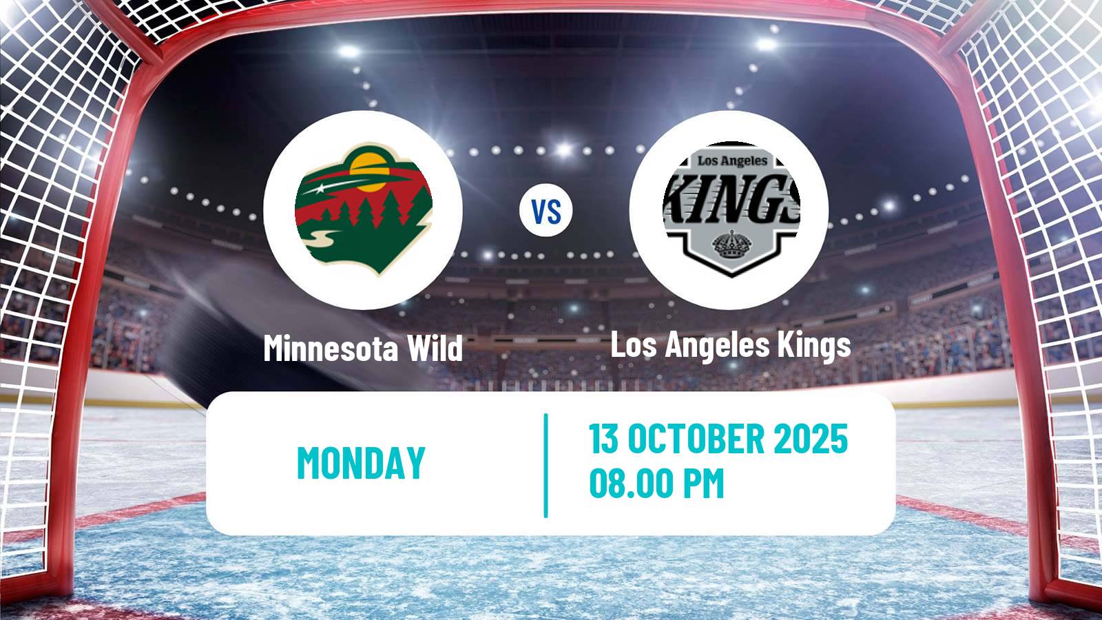 Hockey NHL Minnesota Wild - Los Angeles Kings