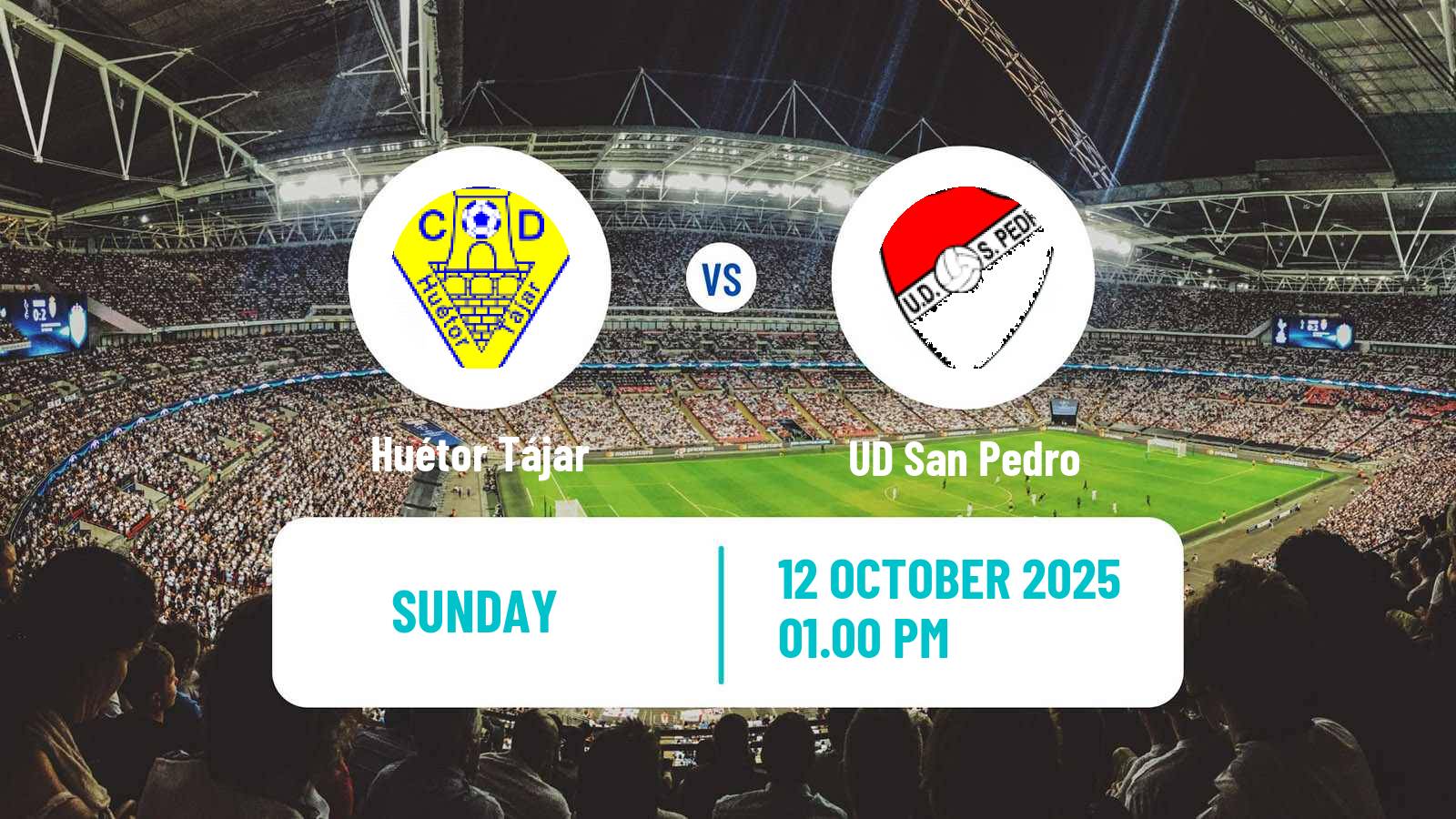 Football Spanish Tercera RFEF - Group 9 Huétor Tájar - UD San Pedro
