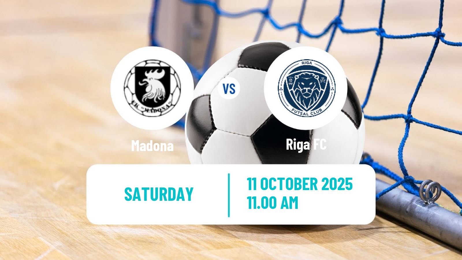 Futsal Latvian Virsliga Futsal Madona - Riga FC