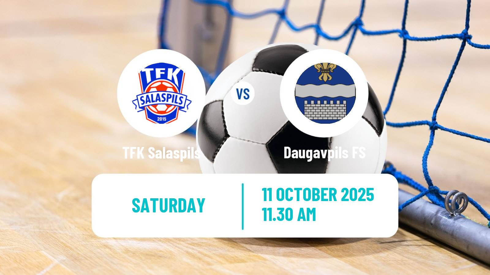 Futsal Latvian Virsliga Futsal TFK Salaspils - Daugavpils FS