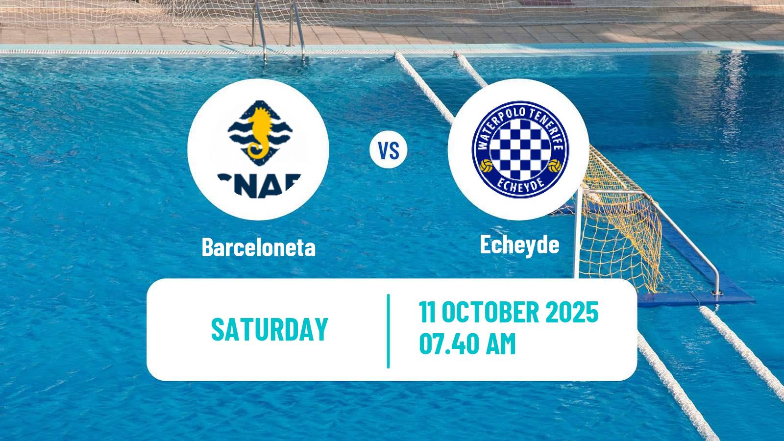 Water polo Spanish Liga Premaat Women Barceloneta - Echeyde