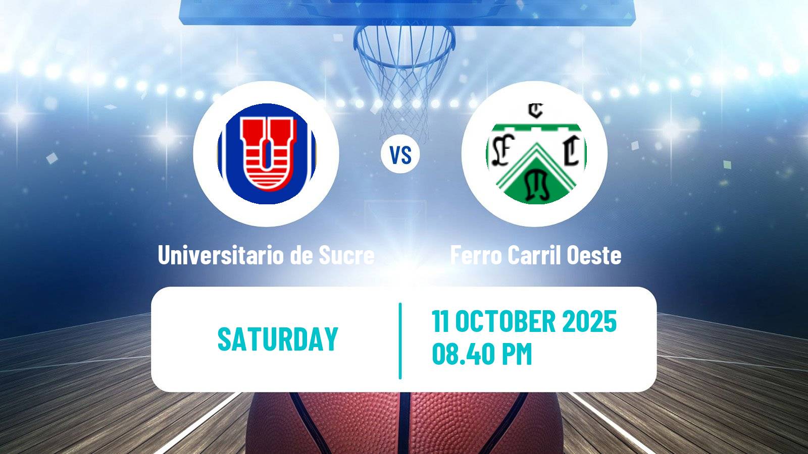 Basketball Basketball South American League Universitario de Sucre - Ferro Carril Oeste