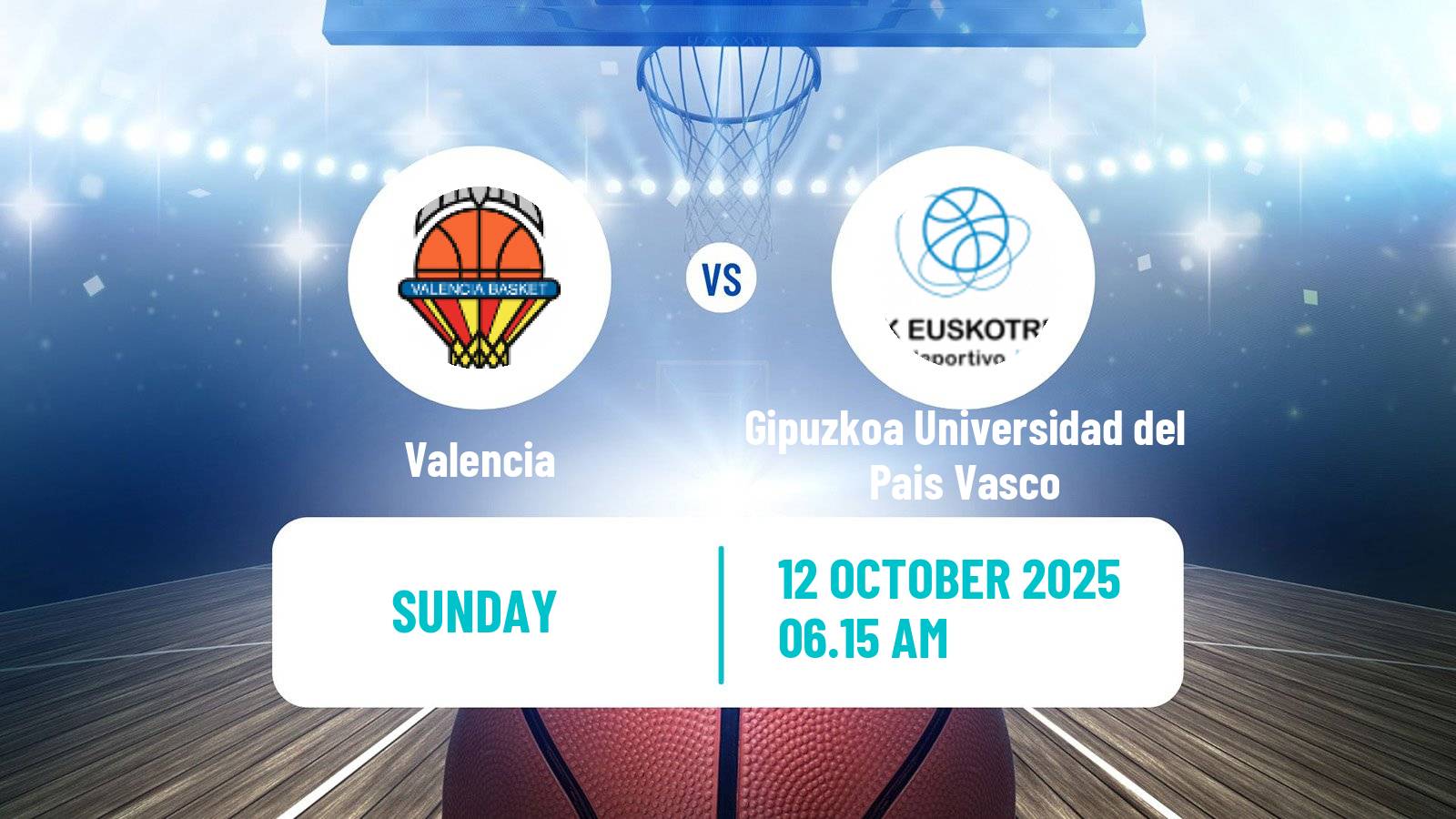 Basketball Spanish Liga Femenina Basketball Valencia - Gipuzkoa Universidad del Pais Vasco