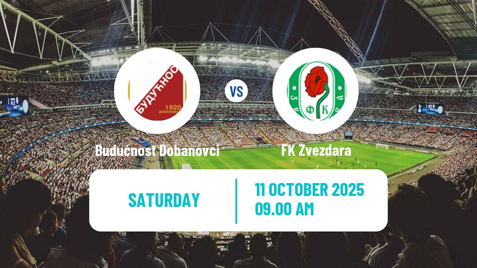 Football Serbian Srpska Liga - Belgrade Budućnost Dobanovci - Zvezdara