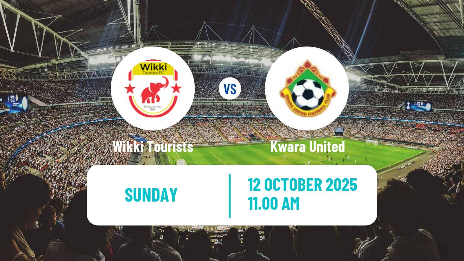 Football Nigerian Premier League Wikki Tourists - Kwara United