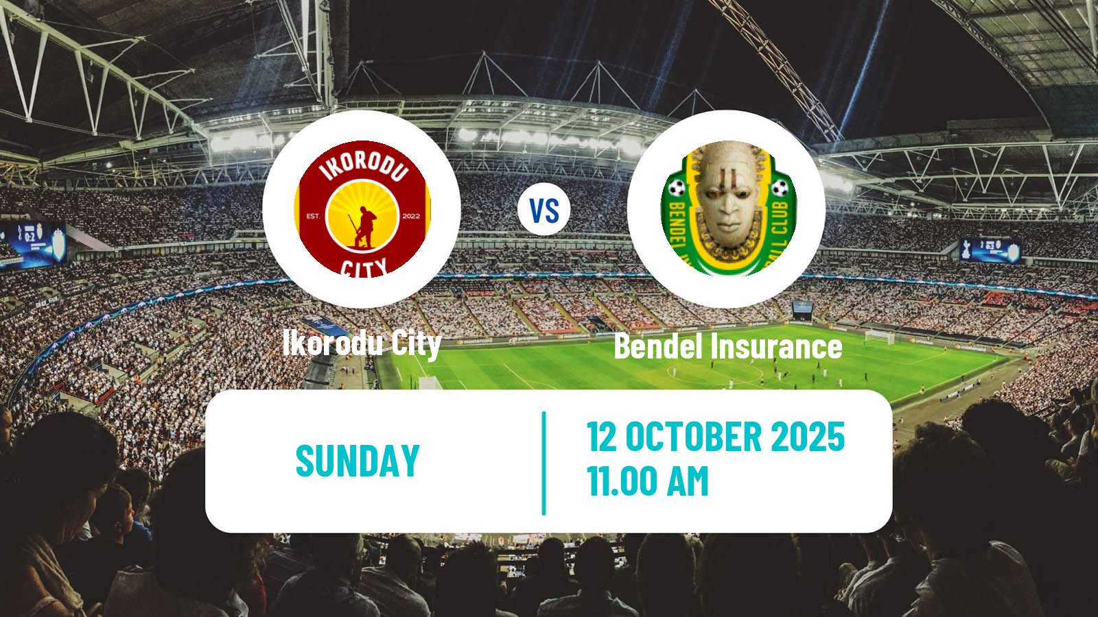 Football Nigerian Premier League Ikorodu City - Bendel Insurance