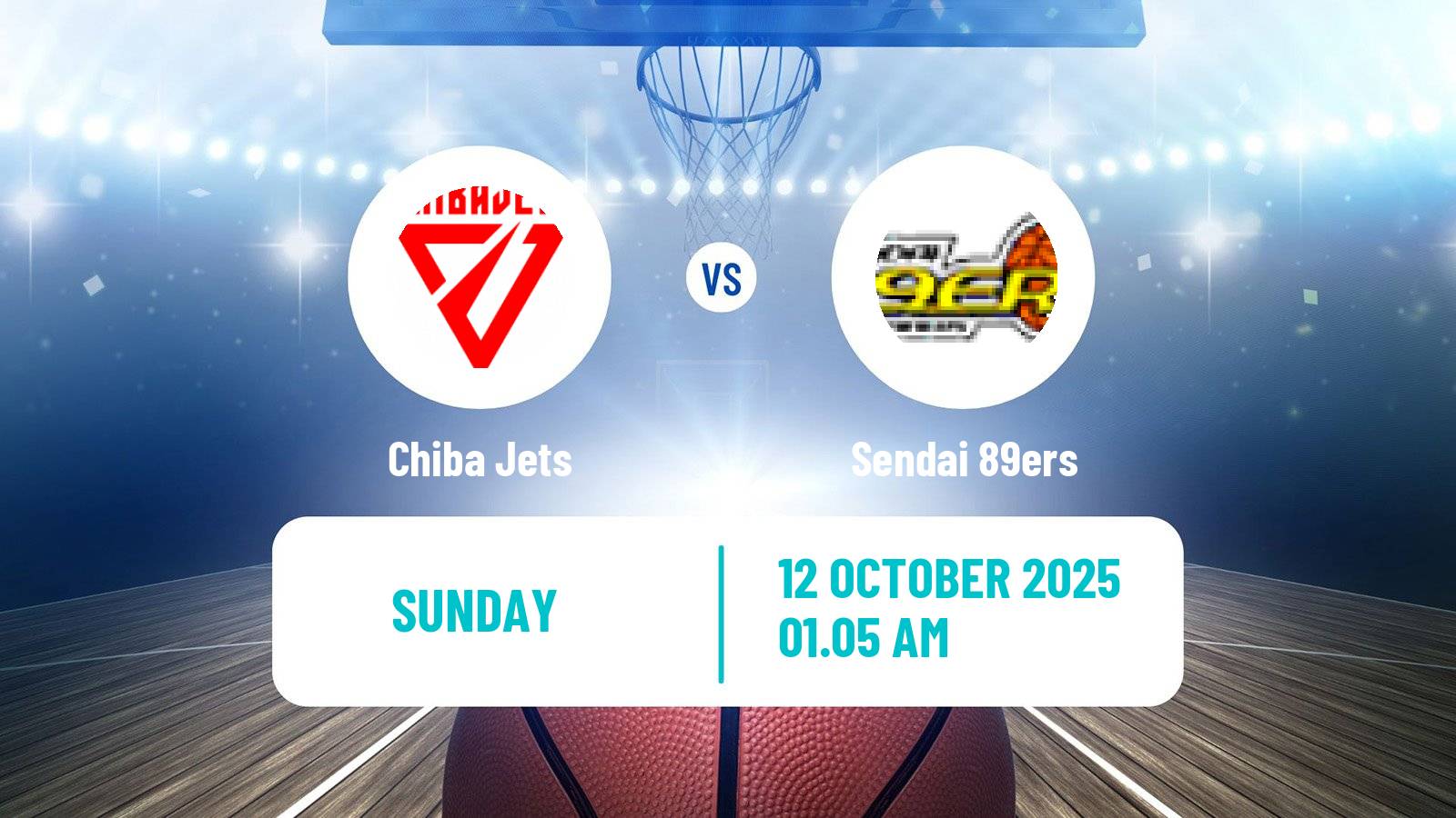 Basketball BJ League Chiba Jets - Sendai 89ers