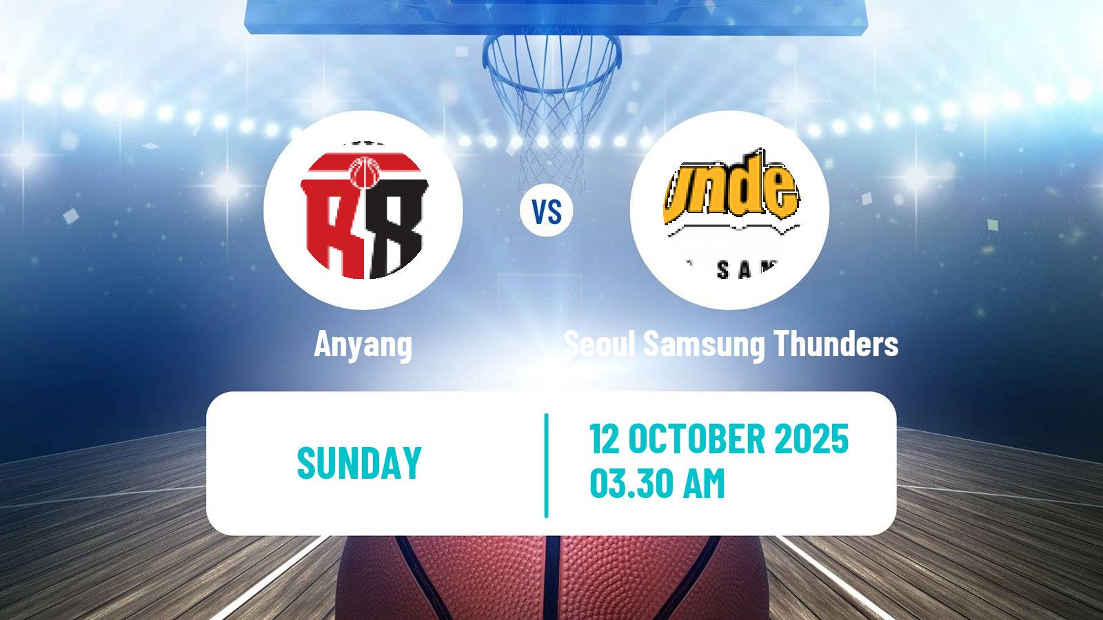 Basketball KBL Anyang - Seoul Samsung Thunders