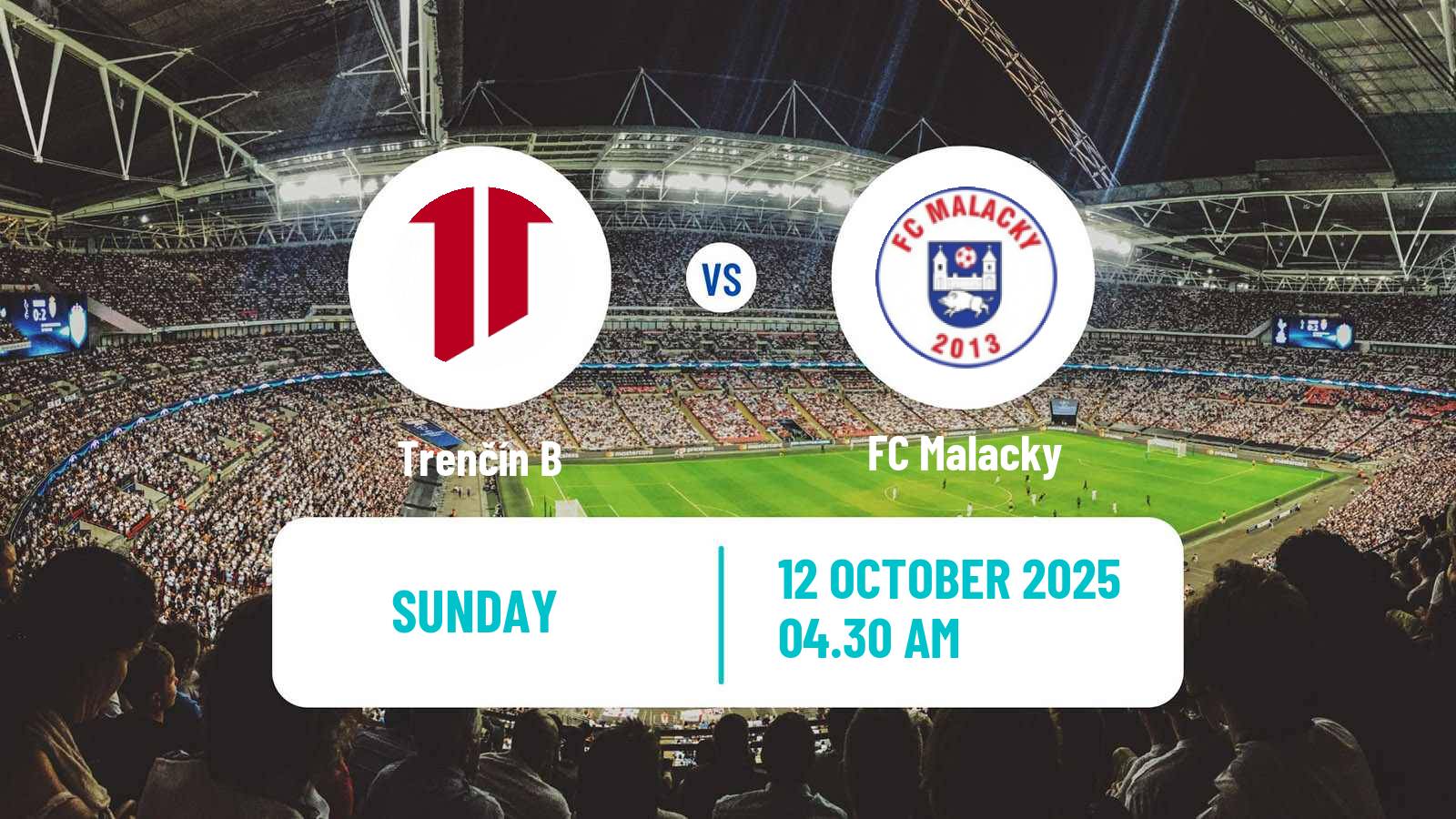 Football Slovak 3 Liga West Trenčín B - Malacky