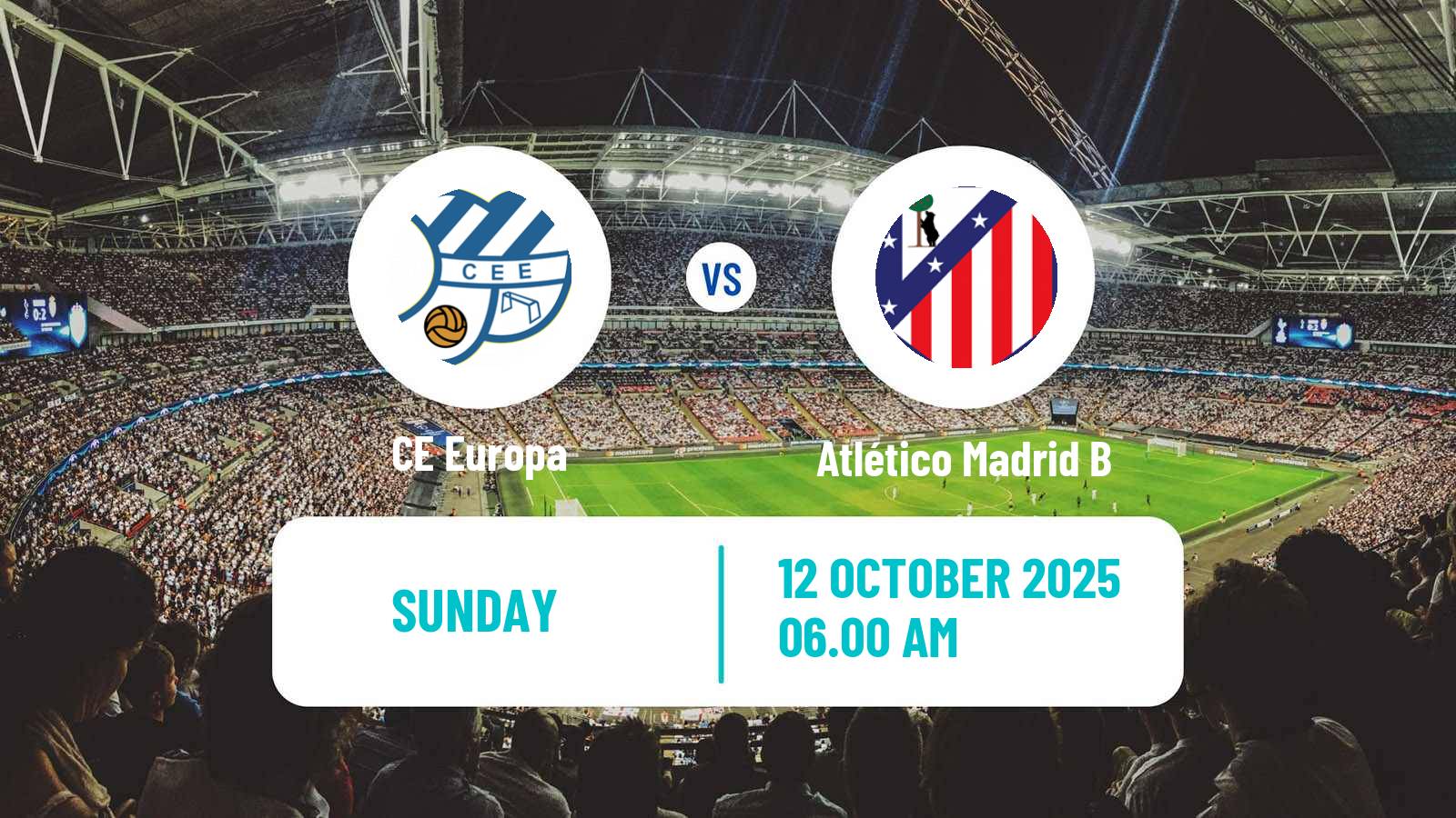 Football Spanish Primera Federacion Women CE Europa - Atlético Madrid B