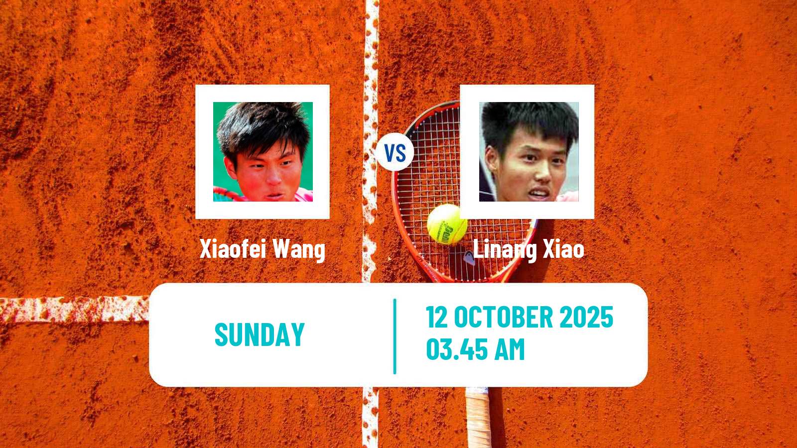 Tennis Shenzhen 4 Challenger Men Xiaofei Wang - Linang Xiao