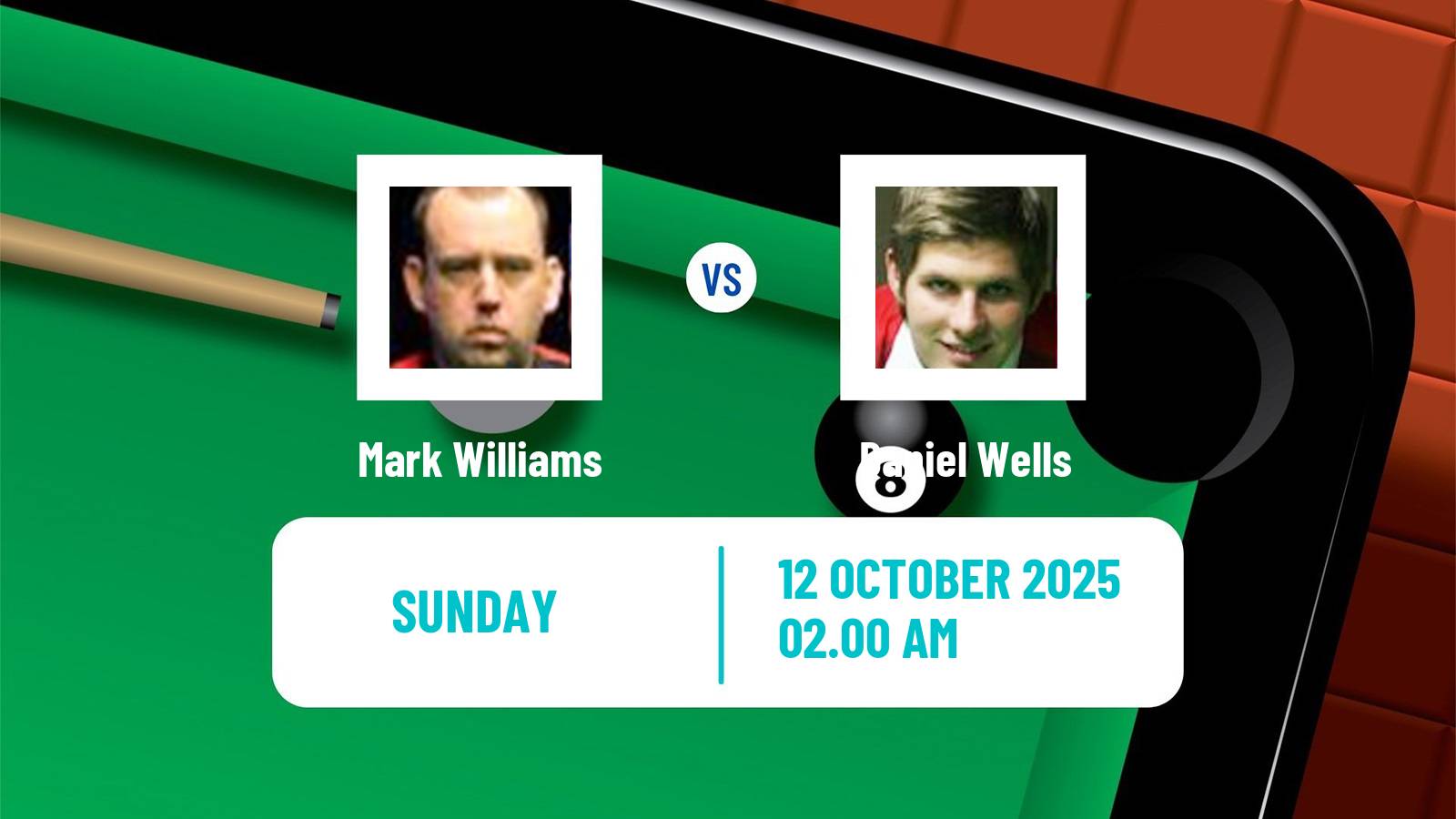 Snooker Grand Prix Mark Williams - Daniel Wells