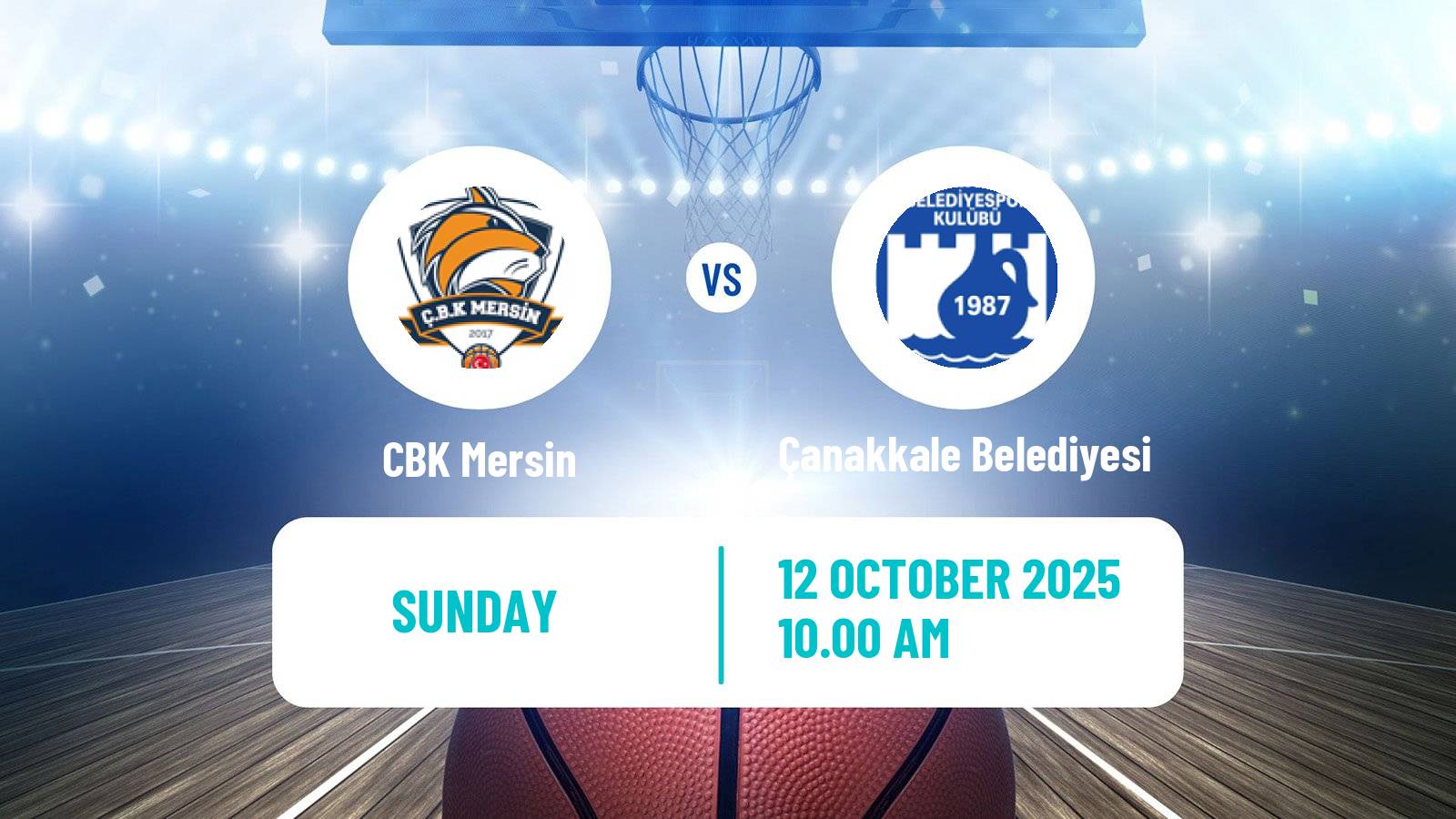 Basketball Turkish Basketball League Women CBK Mersin - Çanakkale Belediyesi