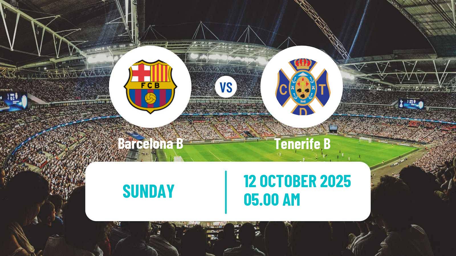 Football Spanish Primera Federacion Women Barcelona B - Tenerife B