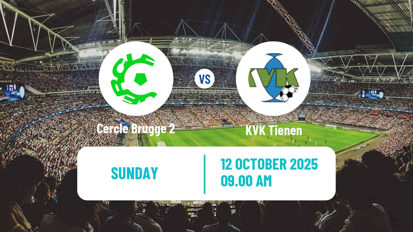 Football Belgian National Division 1 VV Cercle Brugge 2 - Tienen