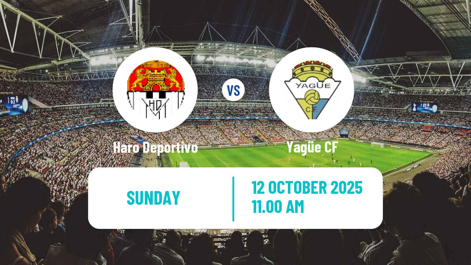 Football Spanish Tercera RFEF - Group 16 Haro Deportivo - Yagüe