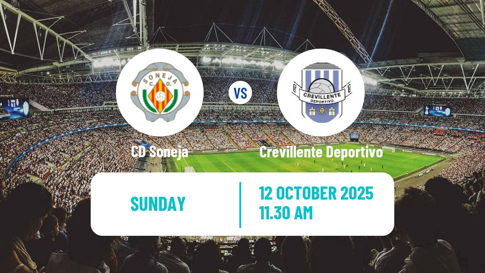 Football Spanish Tercera RFEF - Group 6 Soneja - Crevillente Deportivo