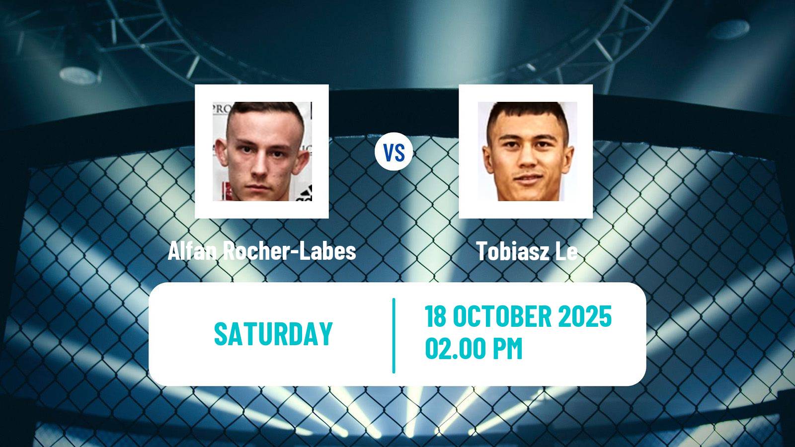 MMA Bantamweight Ksw Men Alfan Rocher-Labes - Tobiasz Le