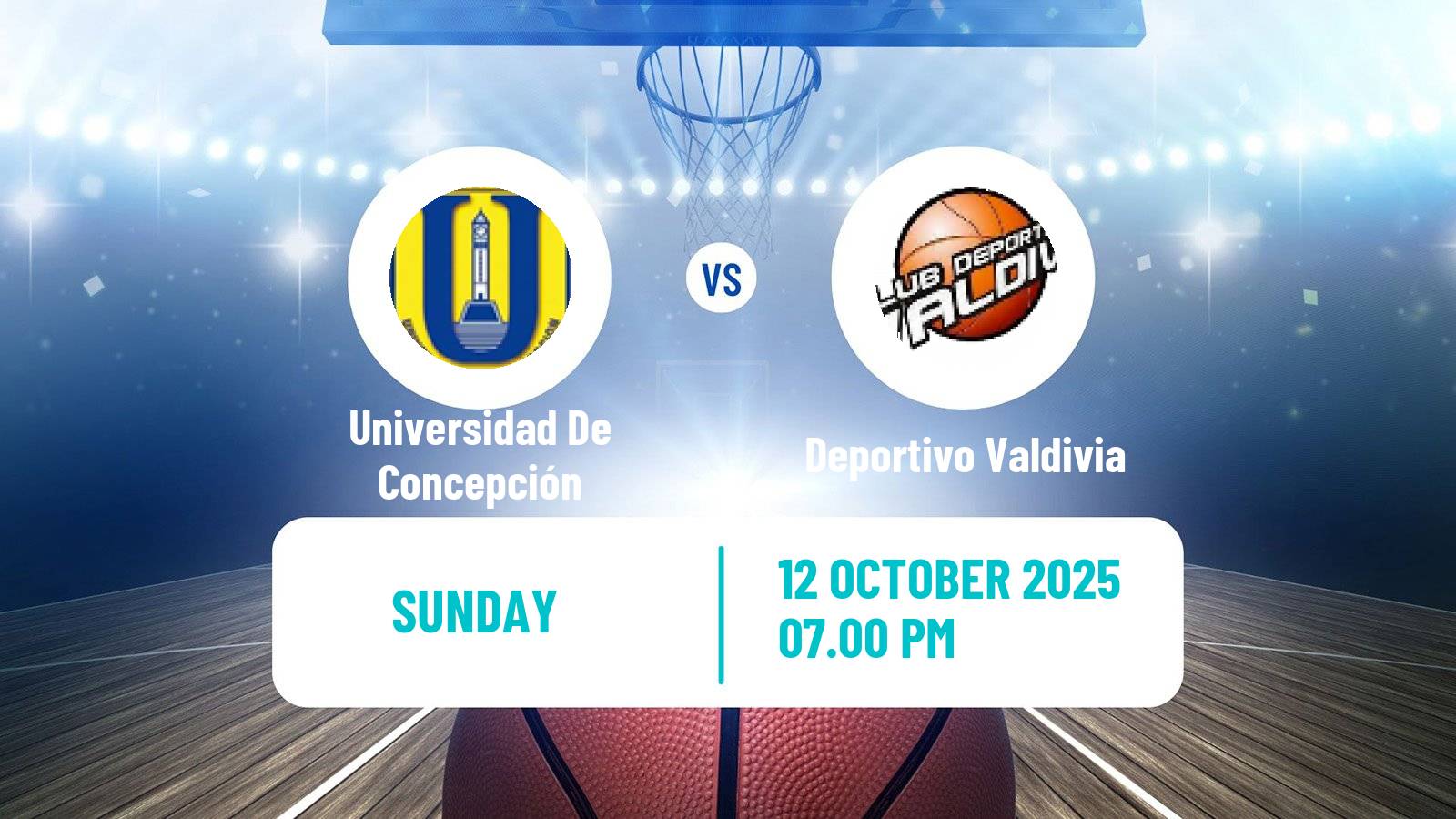 Basketball Chilean LNB Universidad De Concepción - Deportivo Valdivia
