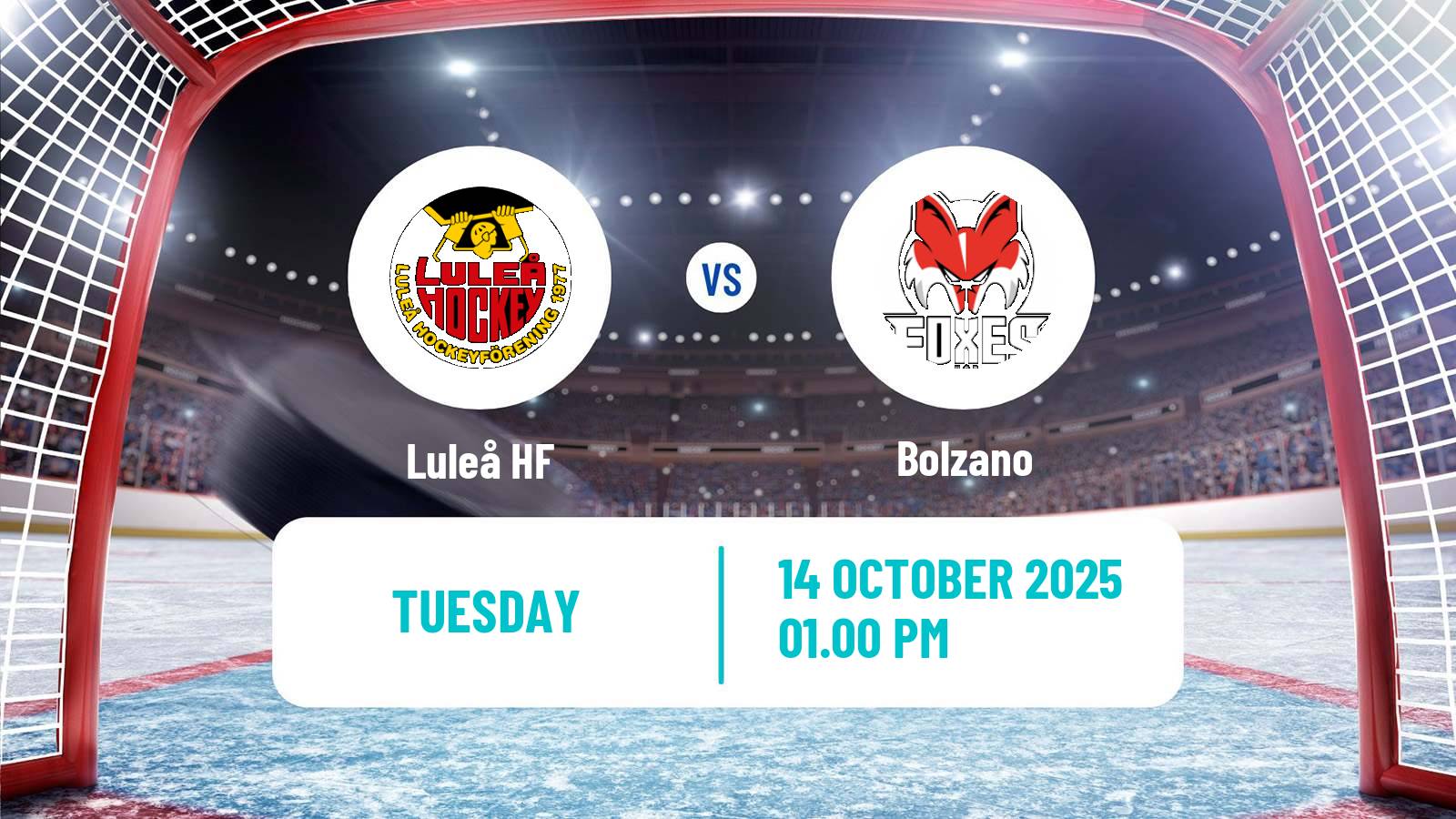 Hockey Champions League Ice Hockey Luleå - Bolzano