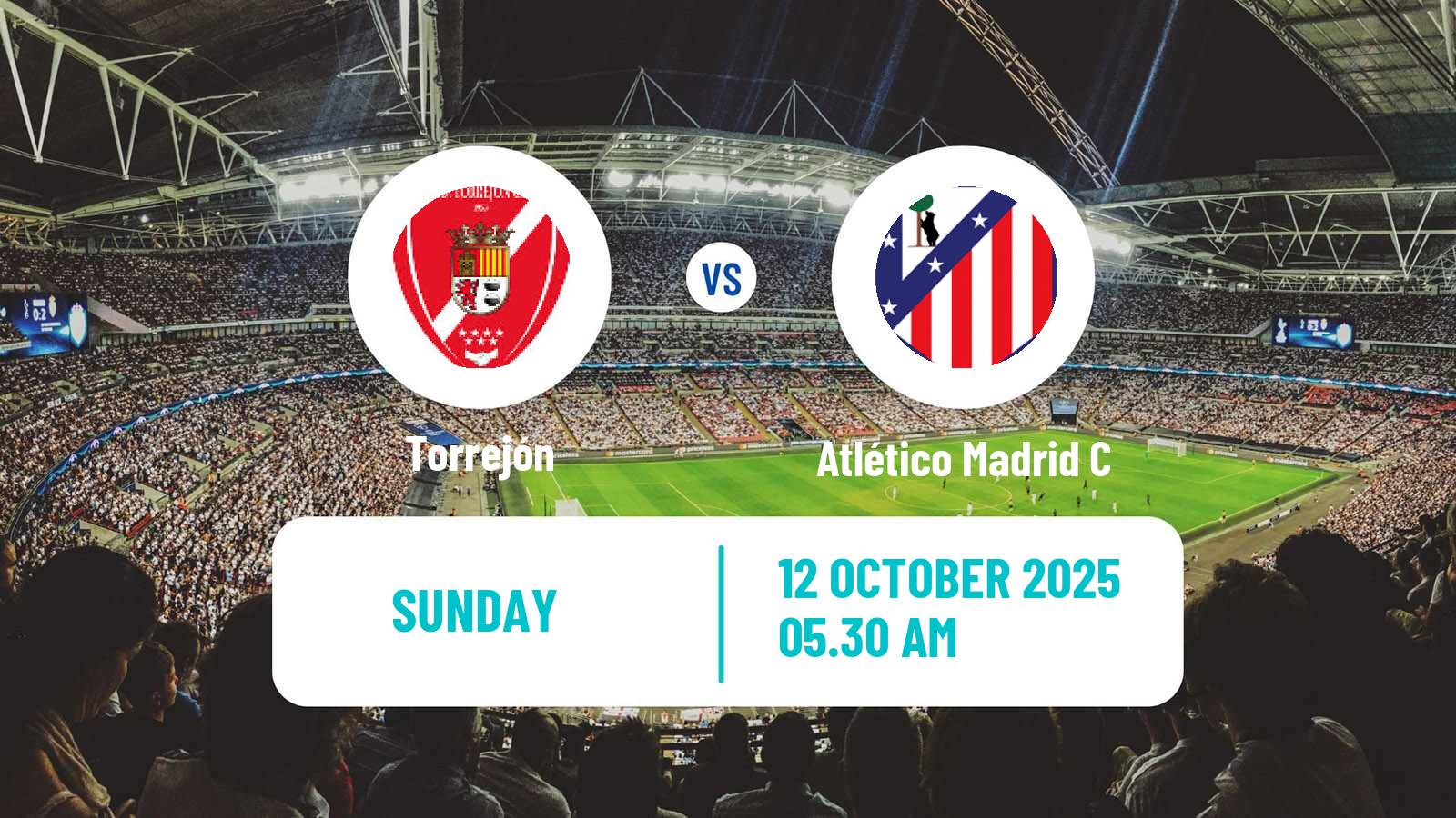 Football Spanish Tercera RFEF - Group 7 Torrejón - Atlético Madrid C