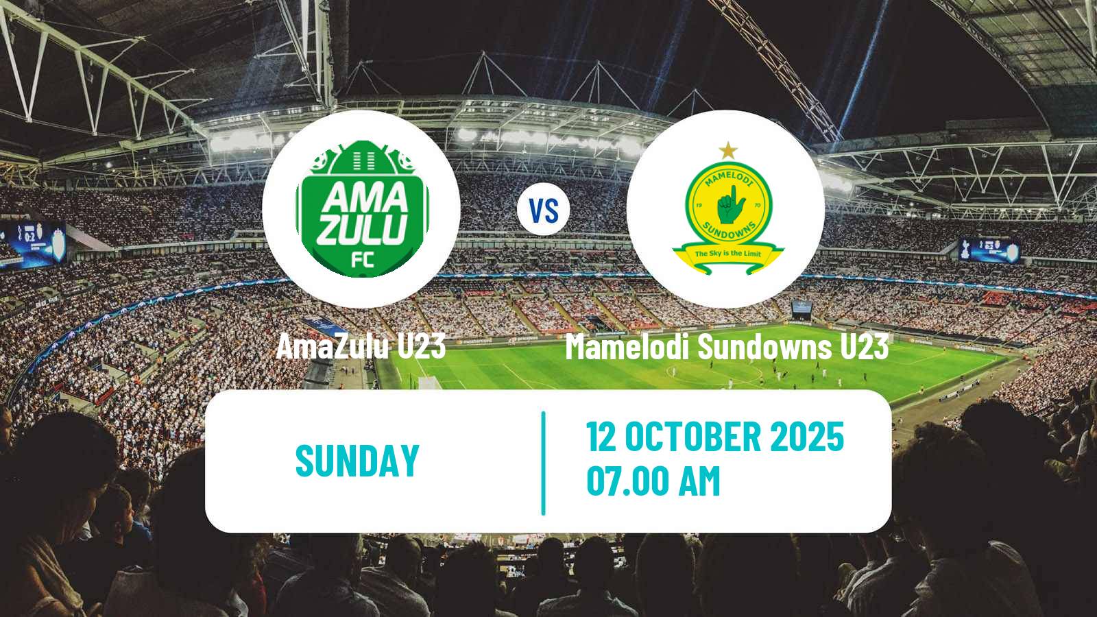 Football South African Diski Challenge AmaZulu U23 - Mamelodi Sundowns U23