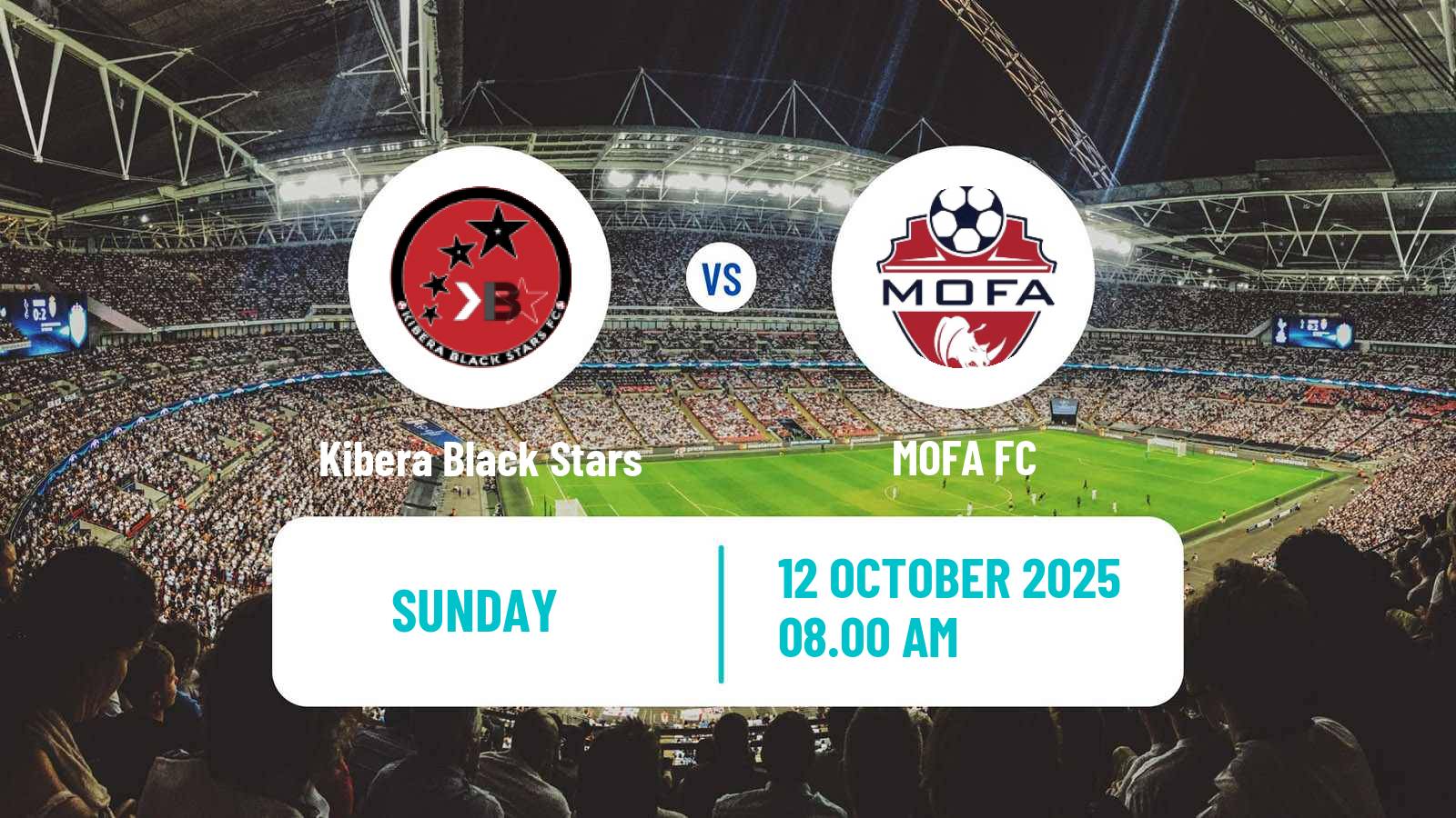 Football Kenyan Super League Kibera Black Stars - MOFA