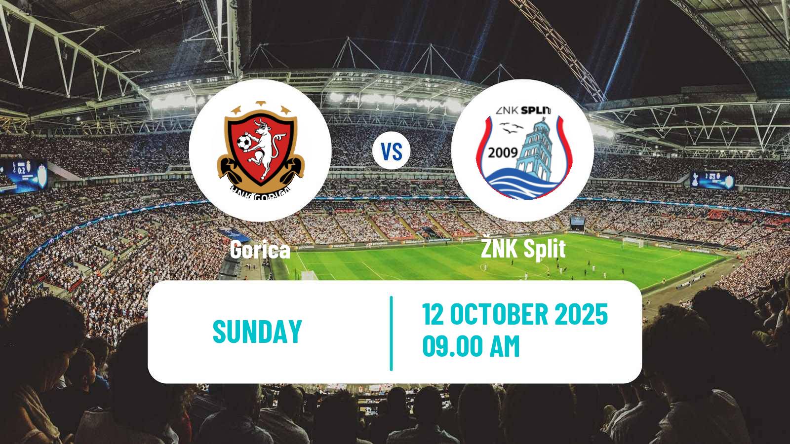 Football Croatian 1 HNL Women Gorica - Split