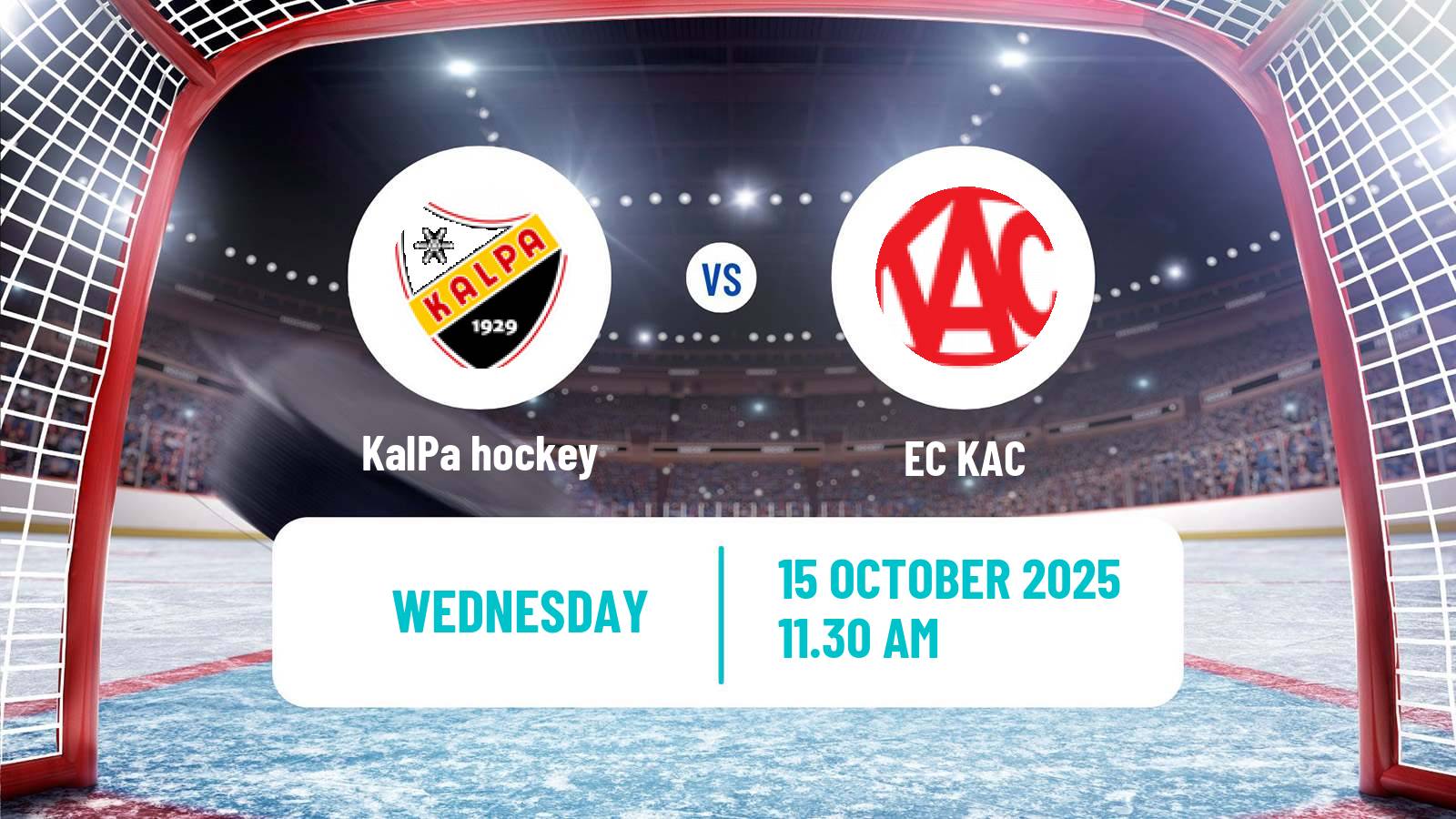 Hockey Champions League Ice Hockey KalPa - EC KAC