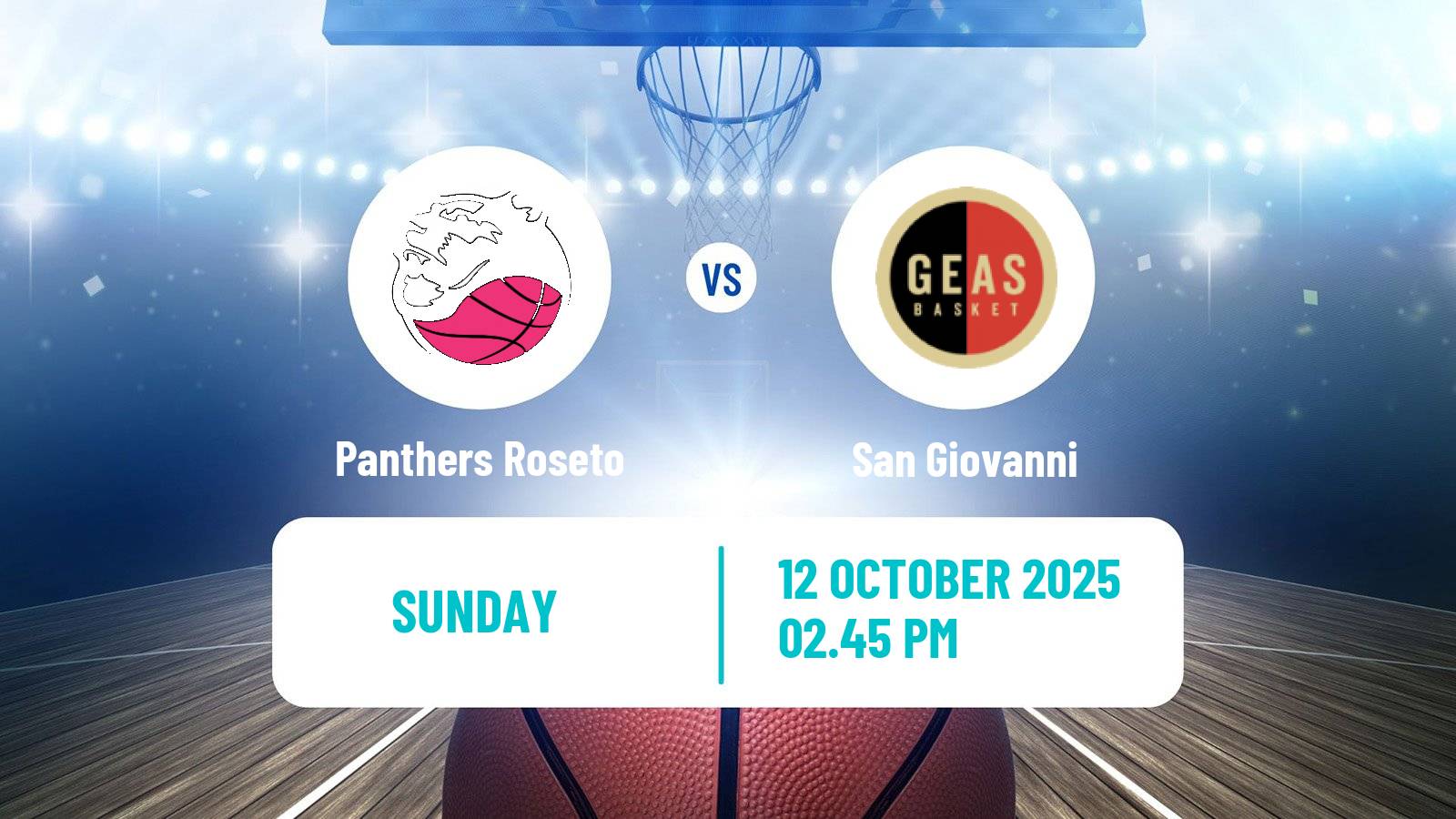 Basketball Italian Serie A1 Basketball Women Panthers Roseto - San Giovanni