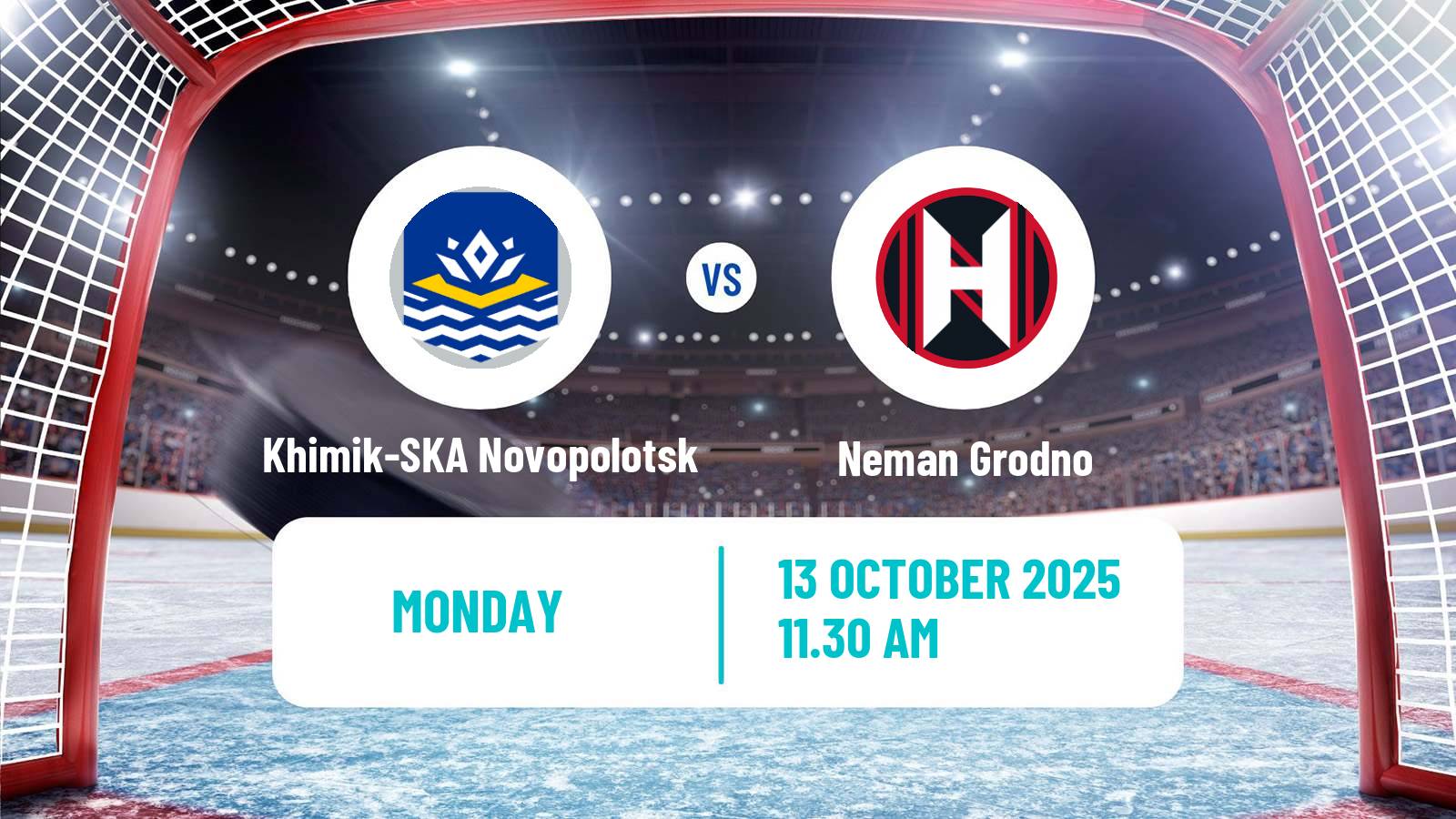 Hockey Belarusian Extraleague Khimik-SKA Novopolotsk - Neman Grodno